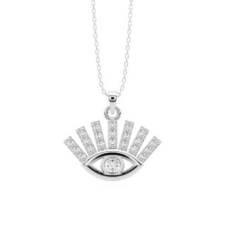 Evil Eye Diamond Pendant